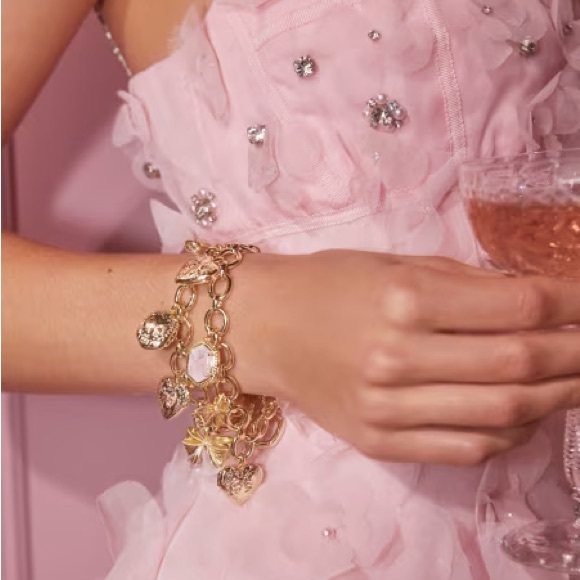 Kendra Scott x LoveShackFancy Gold Charm Bracelet - Picture 3 of 3